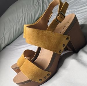 Lucky brand platform sandal